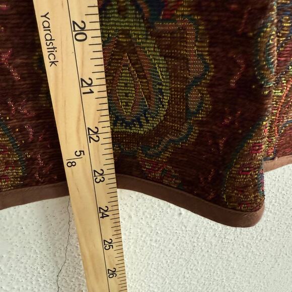 Vtg 90s Tapestry Jacket Boho Paisley Southwestern Flashback Women L Retro Blazer - Picture 8 of 8